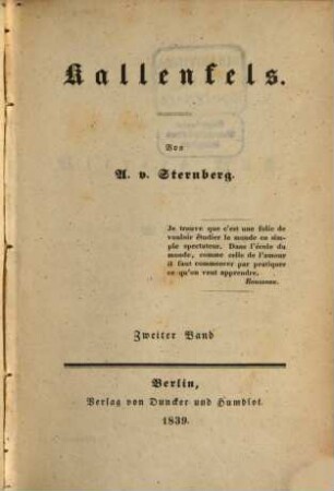 Kallenfels, 2