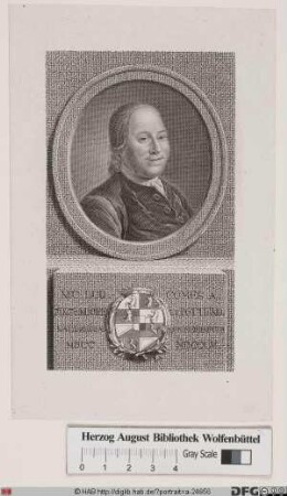 Bildnis Nicolaus Ludwig Reichsgraf von Zinzendorf (u. Pottendorf)