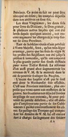 Très-Humbles, Et Très-Respectueuses Remontrances Que présentent au Roi, notre très-honoré & Souverain Seigneur, les Gens tenant sa Cour des Comptes, Aides & Finances de Normandie