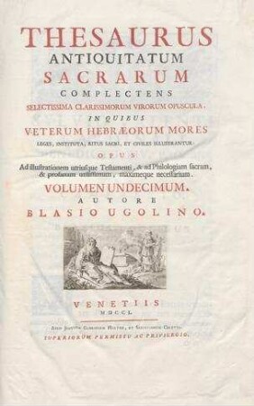 In: Thesaurus Antiquitatum Sacrarum ; Band 11