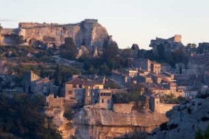 Frankreich. Provence. Bouches du Rhone. Les Baux de Provence. Im herbstlichen Abendlicht