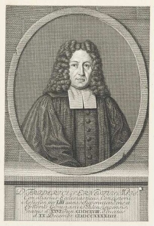 Bildnis des Fridericus Ernestus Meis
