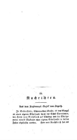 Nachrichten : Aus dem Regierungs-Bezirk von Liegnitz