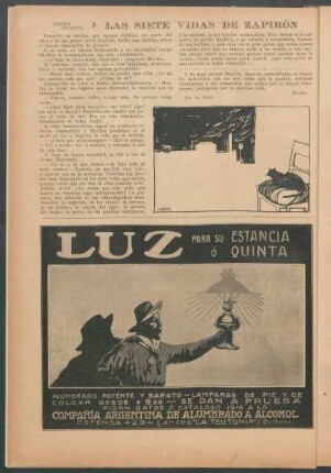 Las siete vidas de Zapirón : Cuento infantil