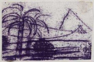 [o.T.]. Landschaft mit Palmen
