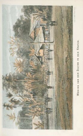 Woning van den Sultan in den kraton