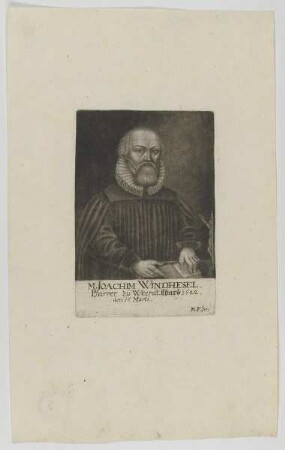 Bildnis des Ioachim Windhesel