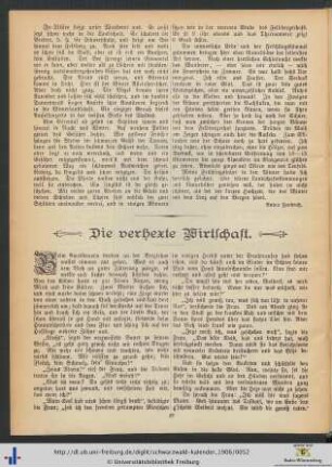 Die verhexte Wirtschaft.