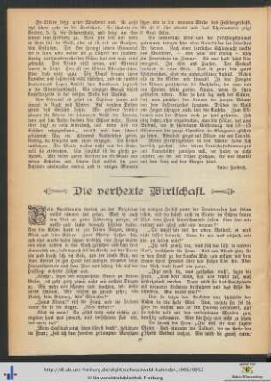 Die verhexte Wirtschaft.