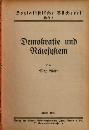 Demokratie und Rätesystem