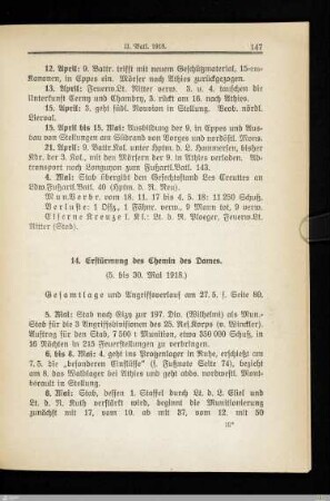 14. Erstürmung des Chemin des Dames