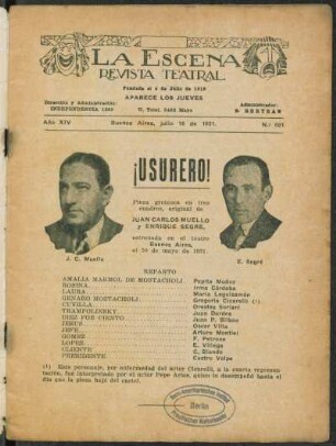 ¡Usurero! : pieza grotesca en tres cuadros
