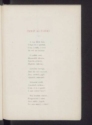 Inno ai fiori
