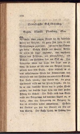 Dreyßigste Schilderung.