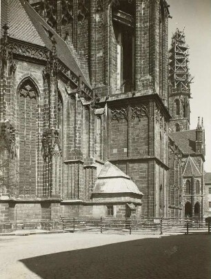 Meißen, Dom, Fürstenkapelle und Westtürme