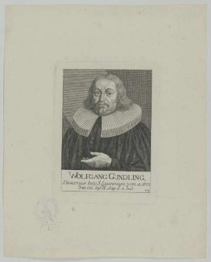 Bildnis des Wolfgang Gundling