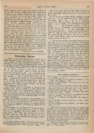 285-288 Literarische Notizen