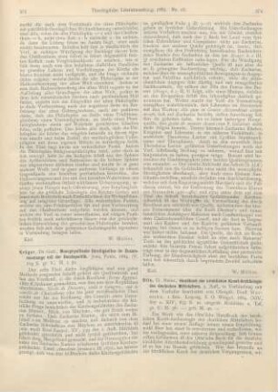 373-374 [Rezension] Krüger, Gust., Monophysitische Streitigkeiten im Zusammenhange mit der Reichspolitik