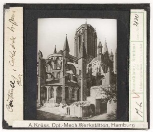 Coutance, Kathedrale: Aussenansicht, Chor