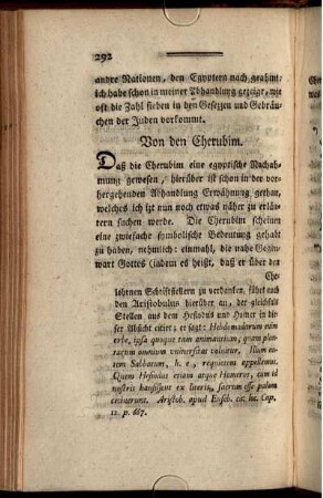 Von den Cherubim.