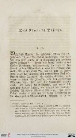 Des Klosters Blüthe