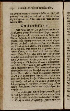 Der Tropfschlägige. - Des Hauptmanns Knecht zu Kapernaum.