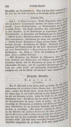 176-192 Kirchliche Statistik