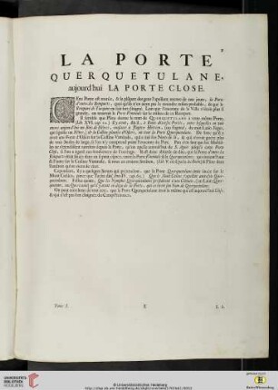 La Porte Querquetulane, aujourd’hui La Porte Close