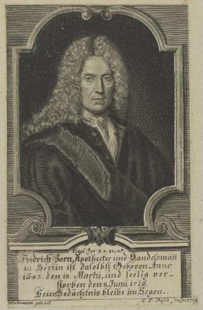 Bildnis des Fridrich Zorn