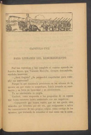 Capítulo CVII - Para librarse del remordimiento