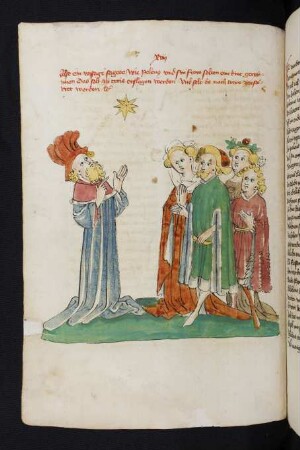 Ein Weissager prophezeit Peleus und Thetis die Geburt Achills