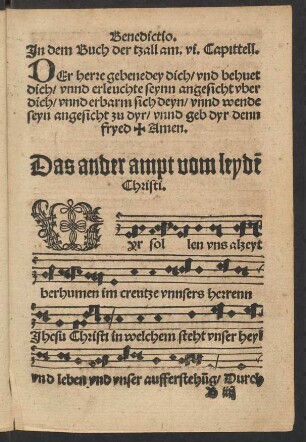 Das ander ampt vom leyden Christi.