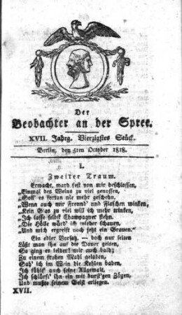40. Stueck, 5. Oktober 1818