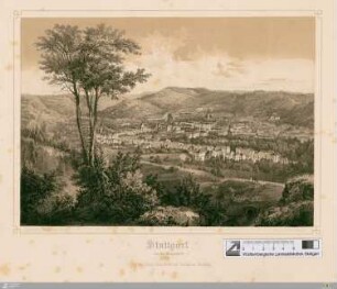 Stuttgart von der Morgenseite