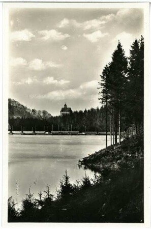 Kriebstein. Stausee und Burg