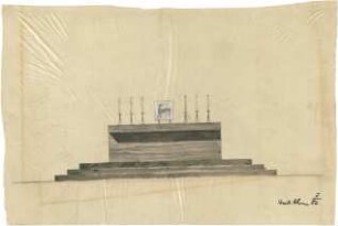 Schneider - Esleben, Paul; Düsseldorf, Max-Brandts-Str. 3; St. Bonifatius, Wiederaufbau und Erweiterung - Altar (Ansicht)