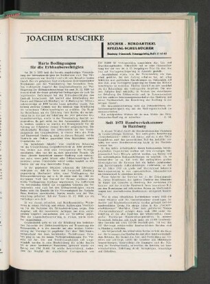 Seit 1873 Handwerkskammer in Hamburg