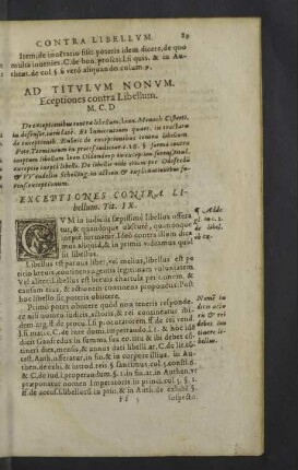 Ad titulum nonum. - XII.