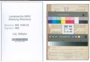 Entnazifizierung Wilhelm Litz , geb. 09.06.1892 (Kaufmann)