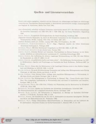 Quellen- und Literaturverzeichnis