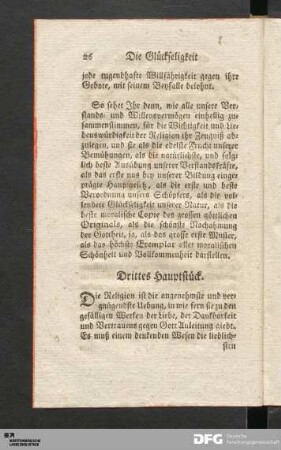 Drittes Hauptstück.