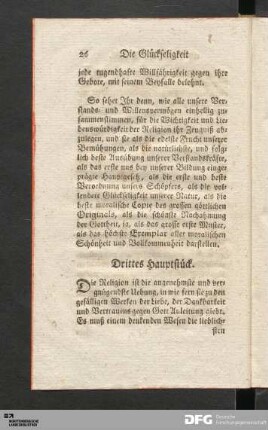 Drittes Hauptstück.