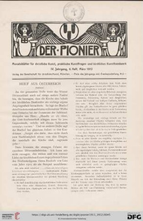 6. Heft, März 1912