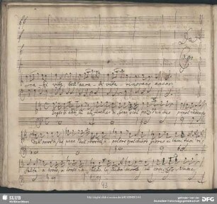 Recitativo: Erger ti ardisci al favellar di speme