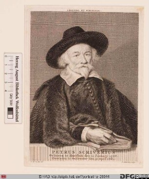 Bildnis Petrus Scriverius (eig. Pieter Schrijver)