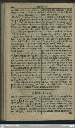 Tischlieder