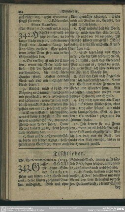 Tischlieder