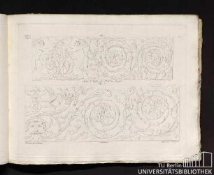 IV. Rome. Fig. 1, Fig. 2. Dans l'Eglise de Ste. Me. du Peuple. Dessiné par Pesenti, Supplement, Gravé par Narducci.