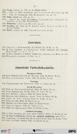 Japanische Farbenholzschnitte (Nr. 1564-1828)