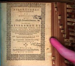 Assertiones theologicae de conciliis